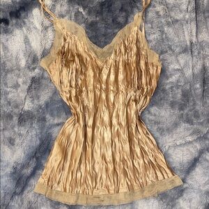 Forever 21 Gold Textured Top